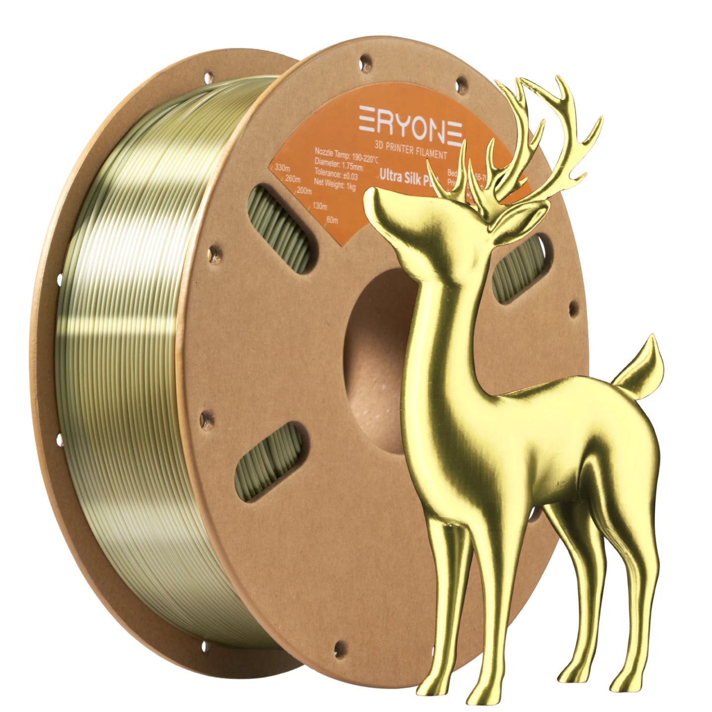 Eryone 1/5KG Ultra Silk PLA Premium Filament 3D Print,1.75mm Multicolor Available 1kg ultra silk pla,1KG/Spool