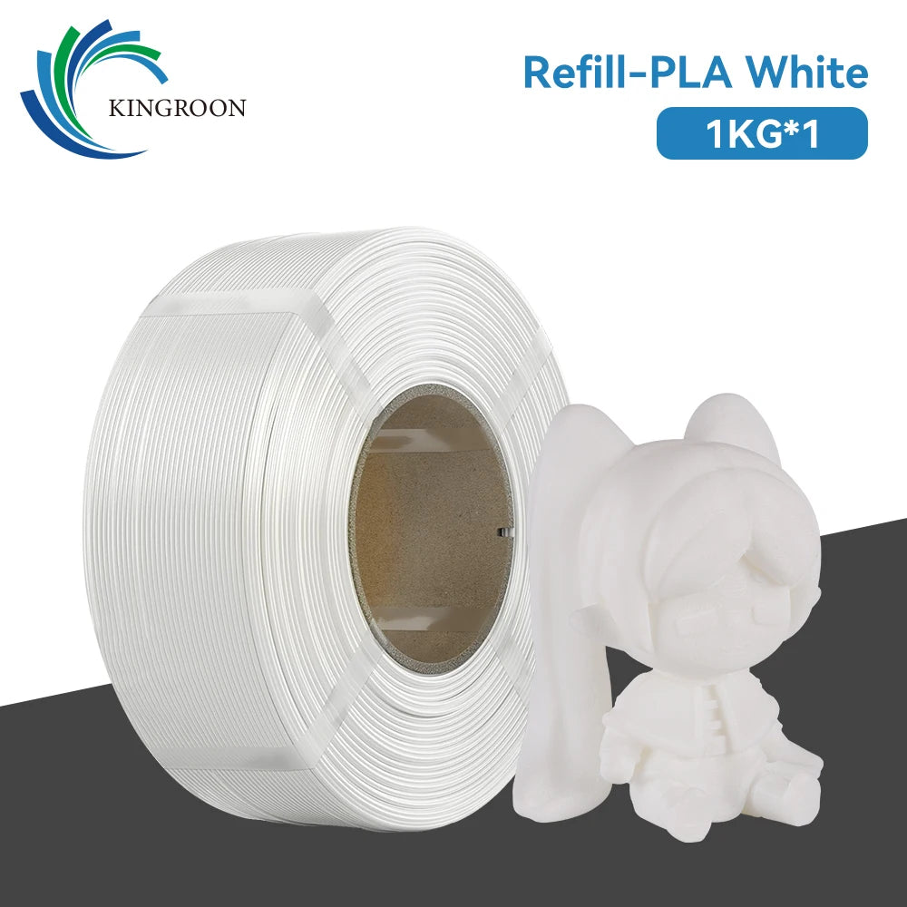 KINGROON Spool-less PLA 3D Printer Filament 10KG 5KG 3KG 1KG 1.75mm - Tangle-Free Design for Reliable & Easy Printing