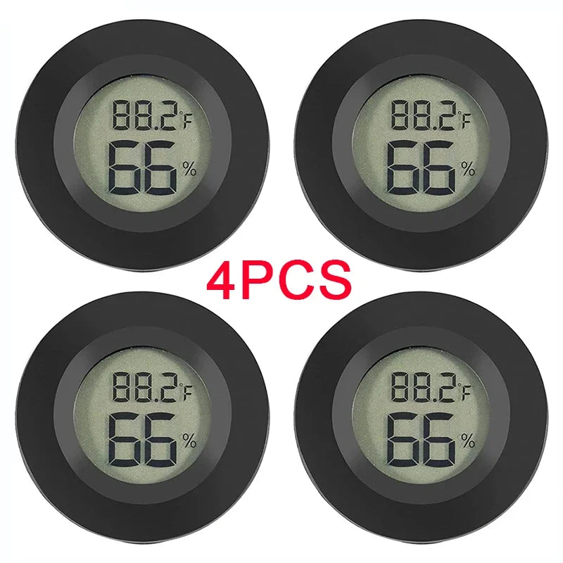 2/4PCS LCD Digital Thermometer Hygrometer Indoor Room Electronic Temperature Humidity Meter Sensor Gauge Weather Station Home ﻿