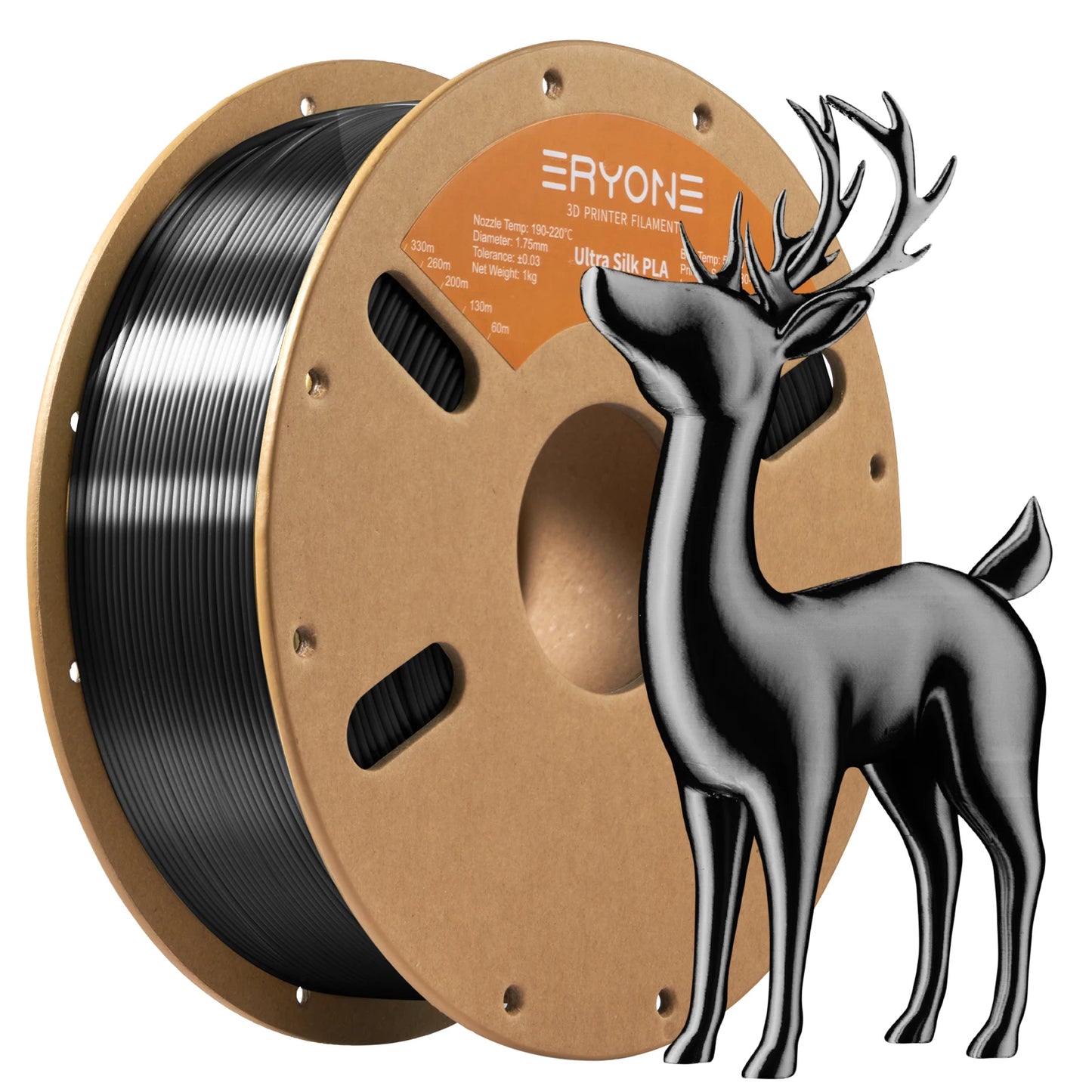 Eryone 1/5KG Ultra Silk PLA Premium Filament 3D Print,1.75mm Multicolor Available 1kg ultra silk pla,1KG/Spool