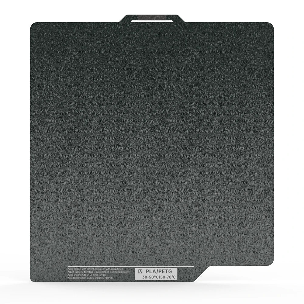 BIQU Panda Build Plate CryoGrip Coating No Clog 256x256mm Spring Steel Double-sided Textured for BambuLab P1 X1 X2D 3D Printer