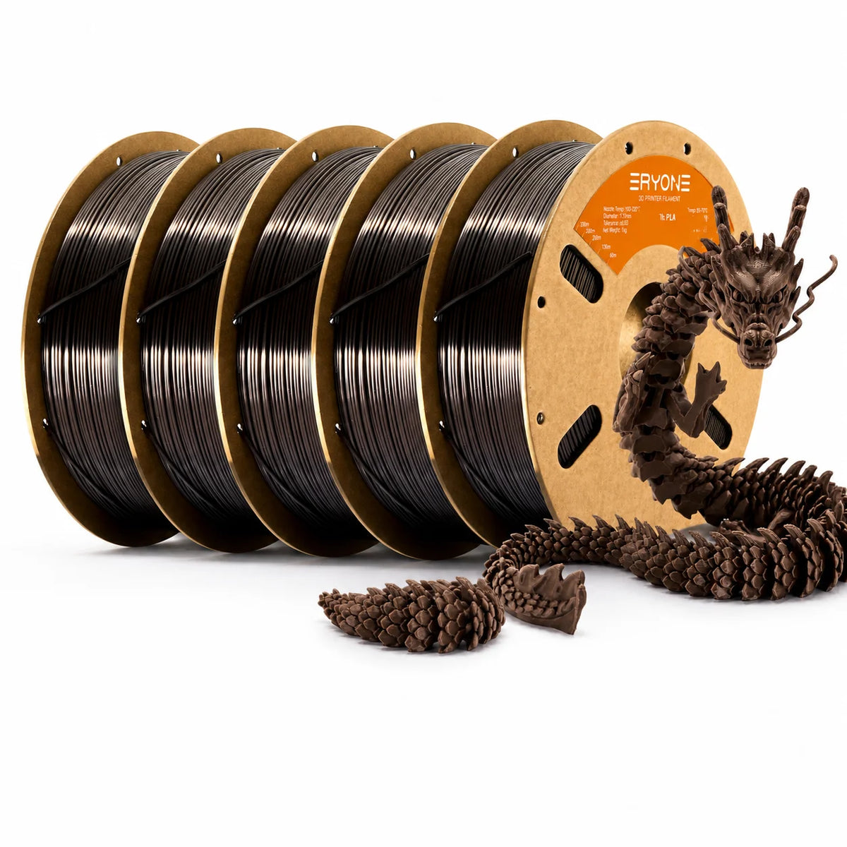 Eryone 5KG Ultra Silk PLA Premium Filament 3D Print,1.75mm Multicolor Available 1kg ultra silk pla,1KG/Spool