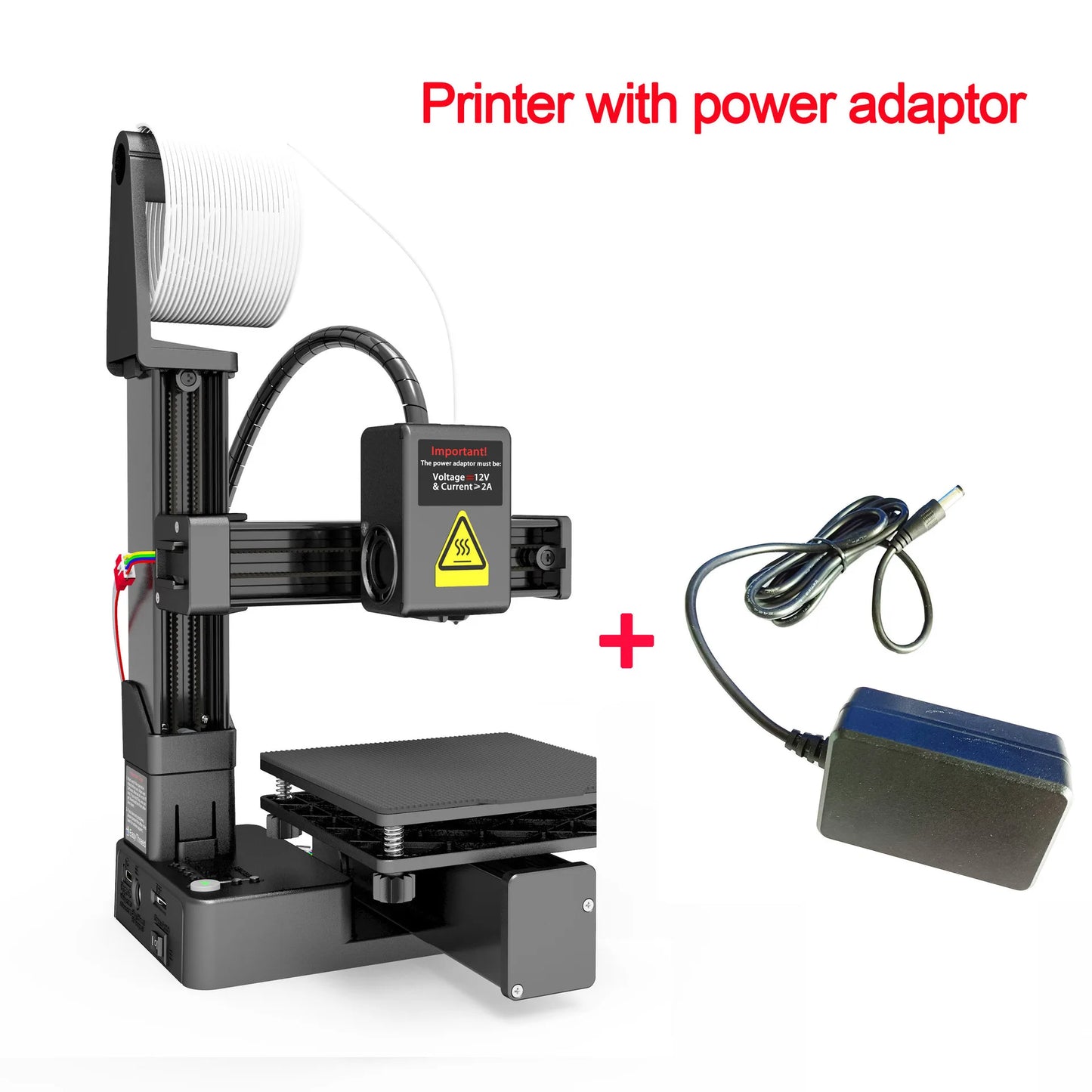 K10 Entry Level 3D Printer Mini Desktop Printing Machine Compatible with PLA TPU 1.75mm Filament Ideal for Kids Students Beginners DIY Printing Projects Compact Portable Design Easy to Operate Quiet Operation with One Key Pri
