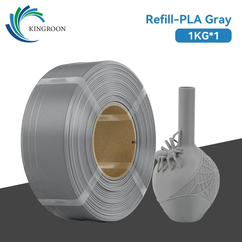 KINGROON Spool-less PLA 3D Printer Filament 10KG 5KG 3KG 1KG 1.75mm - Tangle-Free Design for Reliable & Easy Printing