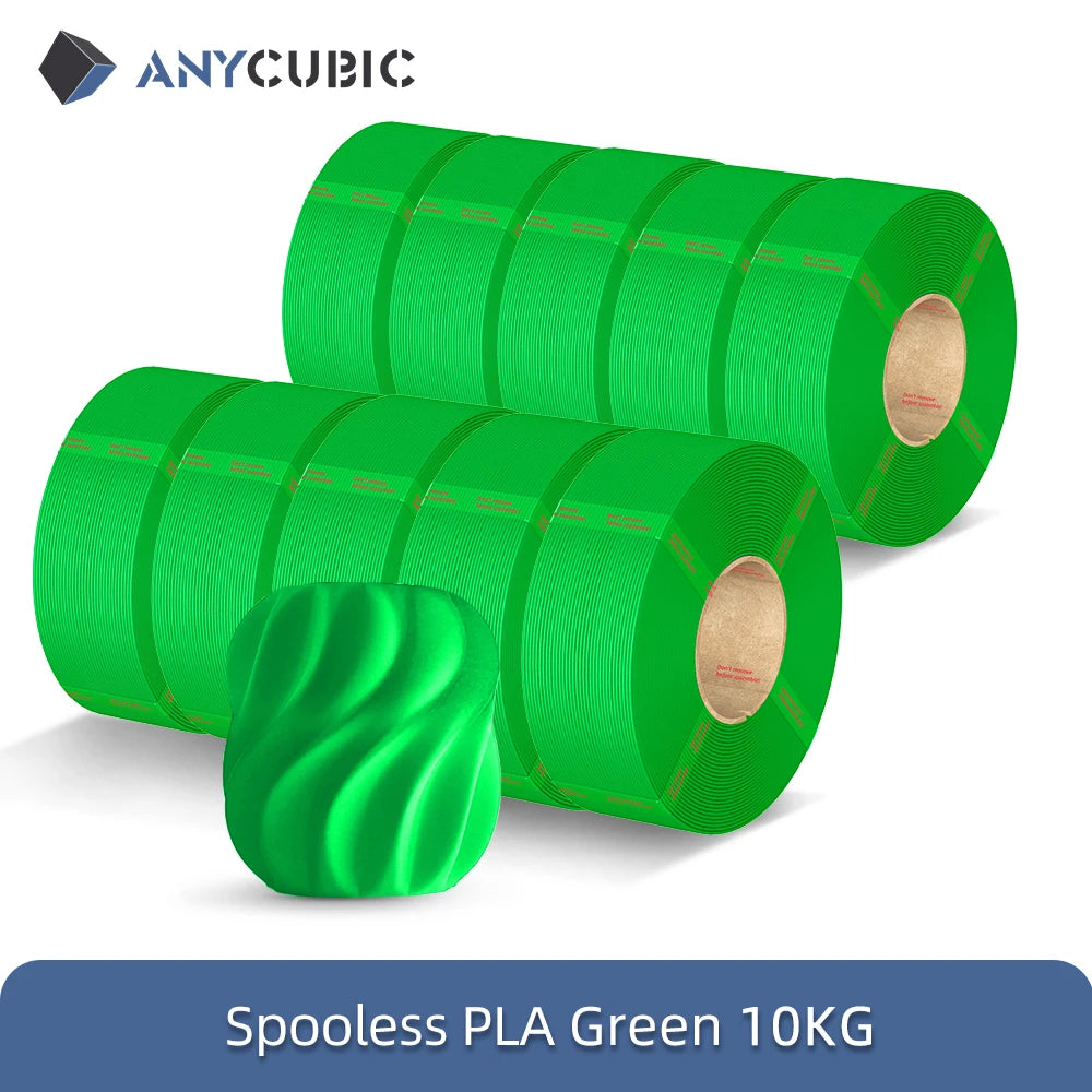 ANYCUBIC 10KG Refill PLA Filament 3D Printer 1.75mm Spooless Plastic Rubber Filament Material For FDM 3D Printer for Kobra 3 S1C