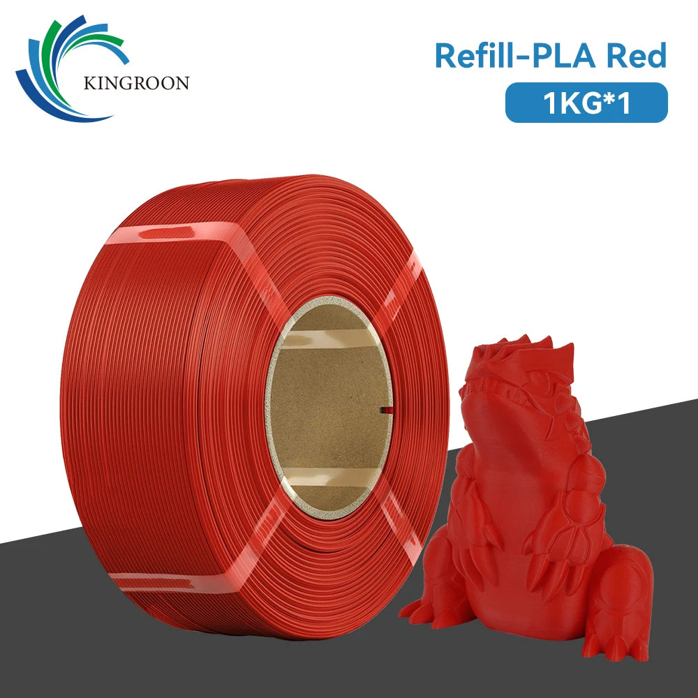 KINGROON Spool-less PLA 3D Printer Filament 10KG 5KG 3KG 1KG 1.75mm - Tangle-Free Design for Reliable & Easy Printing