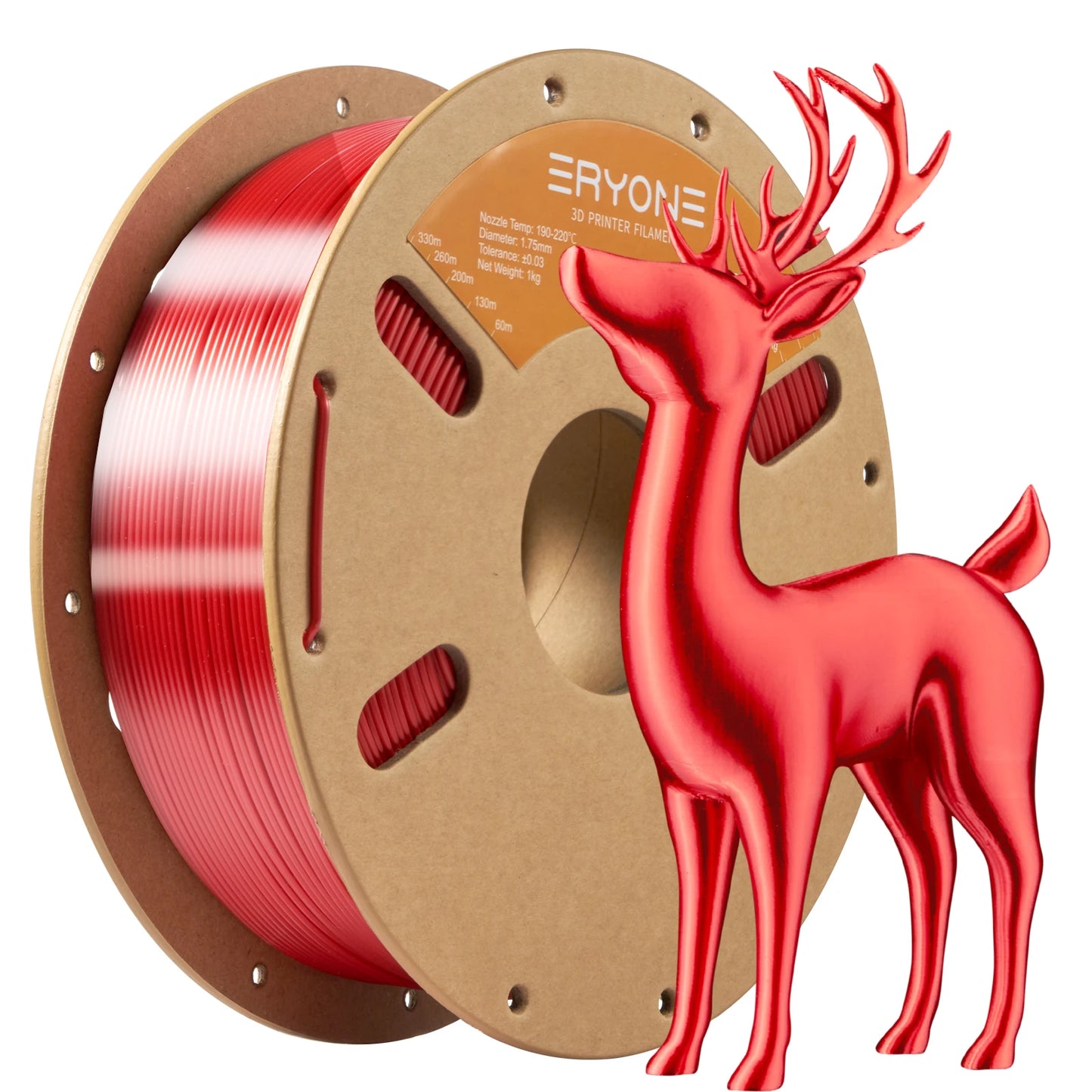 Eryone 1/5KG Ultra Silk PLA Premium Filament 3D Print,1.75mm Multicolor Available 1kg ultra silk pla,1KG/Spool