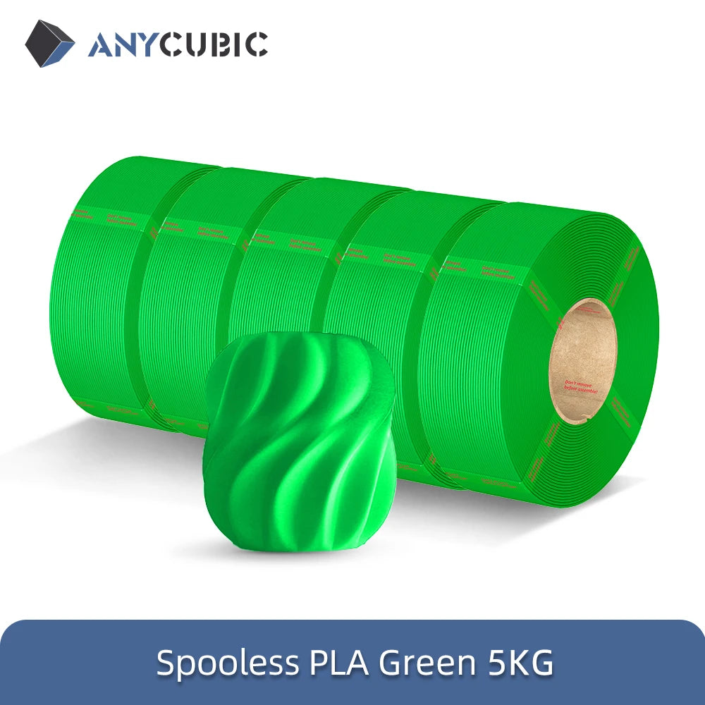 ANYCUBIC 10KG Refill PLA Filament 3D Printer 1.75mm Spooless Plastic Rubber Filament Material For FDM 3D Printer for Kobra 3 S1C