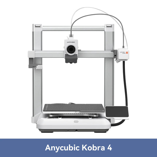 ANYCUBIC Kobra 4 Combo 600mm/s Fast Printing 3D Printer Up to 8 Colors ACE 2 Pro Filament Drying APP Control FDM 3D Printer