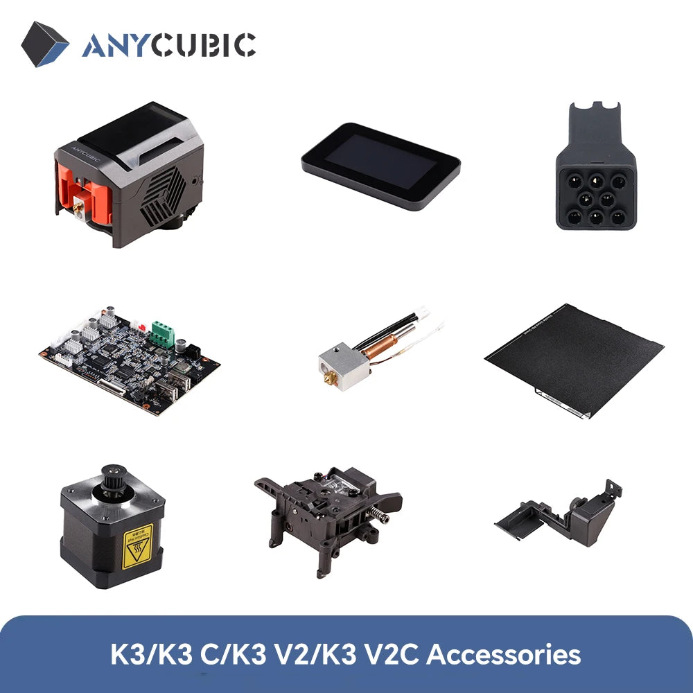 ANYCUBIC Kobra 3 Kobra 3 Combo Kobra 3 V2 Accessories Printhead Assembly PEI Spring Steel Motherboard for FDM 3D Printer