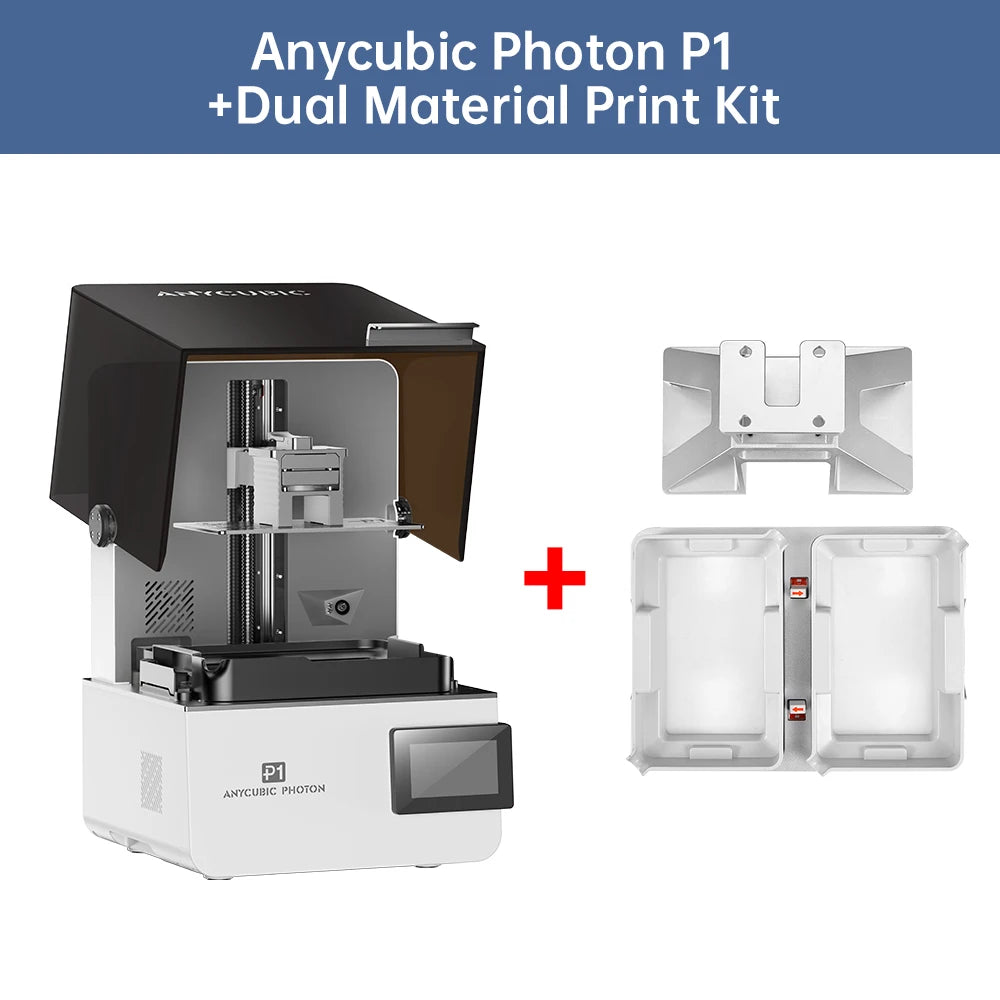 ANYCUBIC Photon P1 14K LCD 3D Printer Support Dual-Color Printing With Industrial-Grade Ball Screw Large jewelry 3d printer