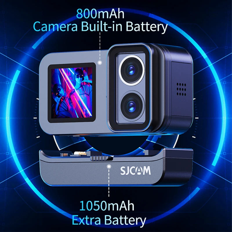 [Overseas Warehouse] SJCAM SJ20 4K Outdoor Sports Camera Anti-Shake 5G WiFi with Screen Helmet Bike Video Recording Fast Ship