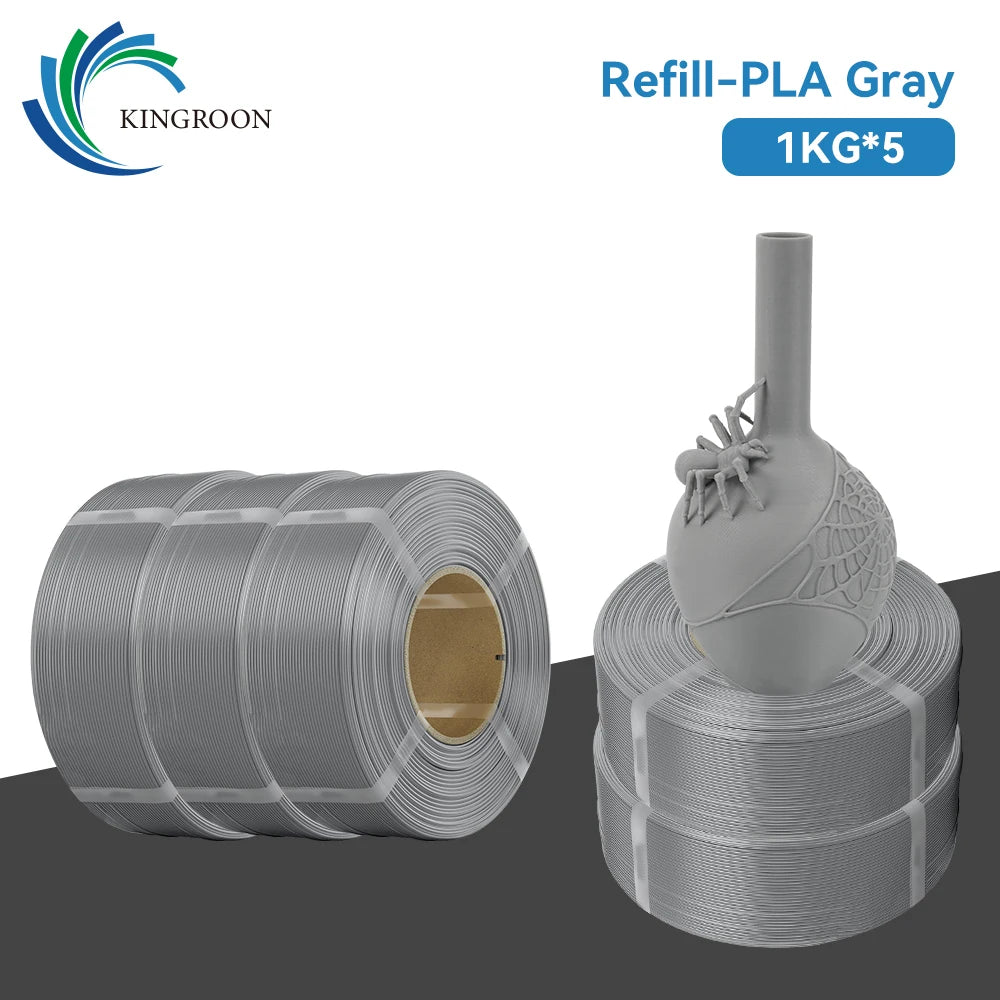 KINGROON Spool-less PLA 3D Printer Filament 10KG 5KG 3KG 1KG 1.75mm - Tangle-Free Design for Reliable & Easy Printing