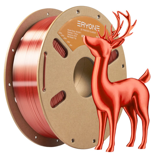 Eryone 1/5KG Ultra Silk PLA Premium Filament 3D Print,1.75mm Multicolor Available 1kg ultra silk pla,1KG/Spool