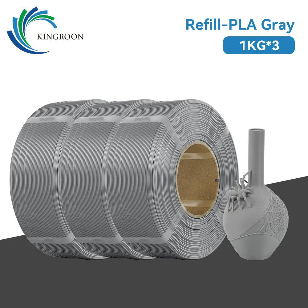 KINGROON Spool-less PLA 3D Printer Filament 10KG 5KG 3KG 1KG 1.75mm - Tangle-Free Design for Reliable & Easy Printing