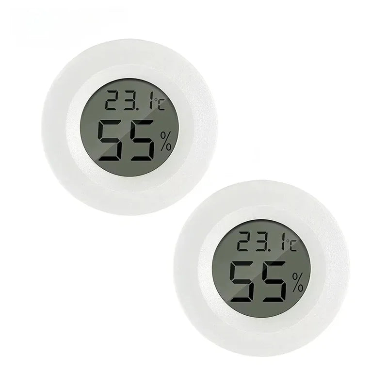 2/4PCS LCD Digital Thermometer Hygrometer Indoor Room Electronic Temperature Humidity Meter Sensor Gauge Weather Station Home ﻿