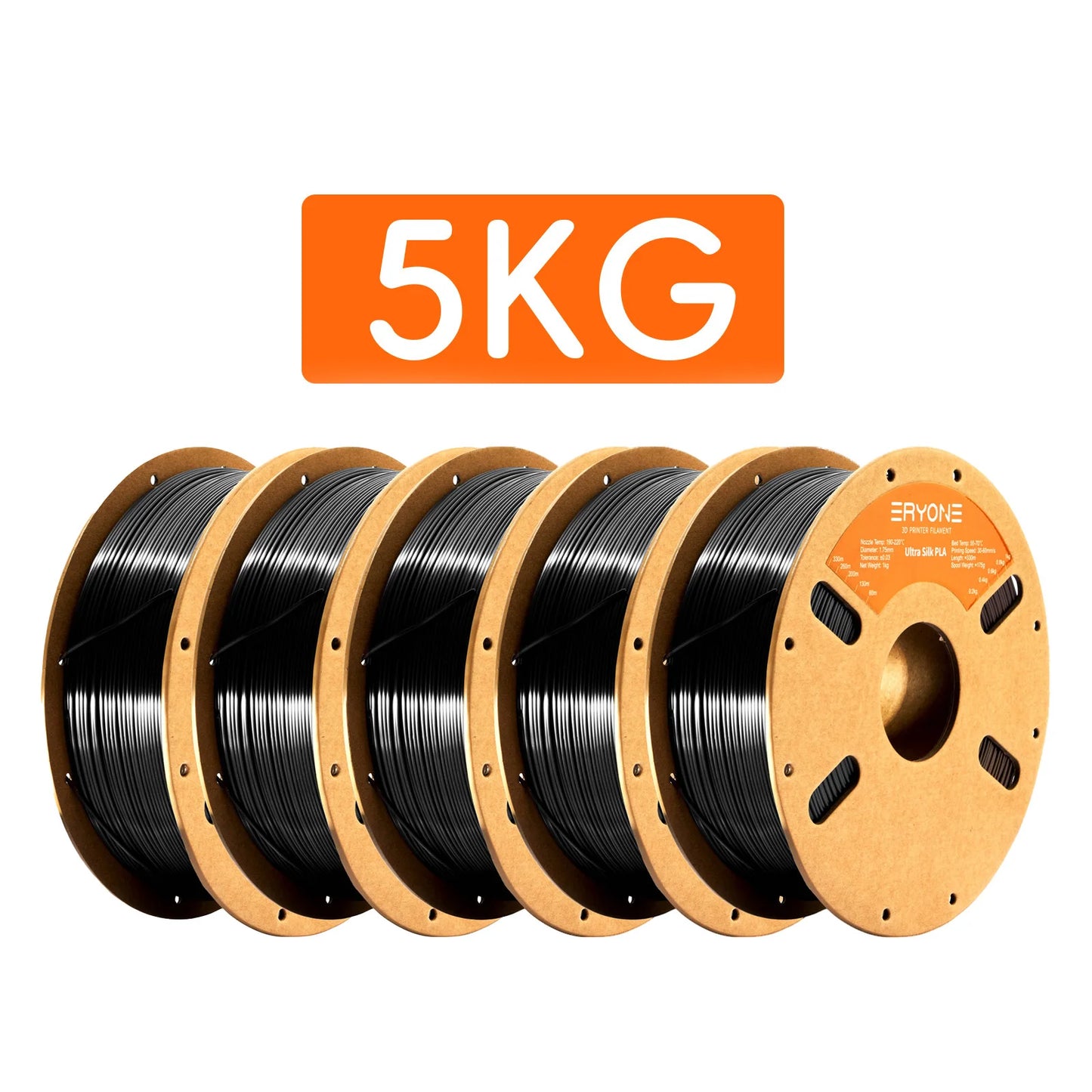 Eryone 1/5KG Ultra Silk PLA Premium Filament 3D Print,1.75mm Multicolor Available 1kg ultra silk pla,1KG/Spool