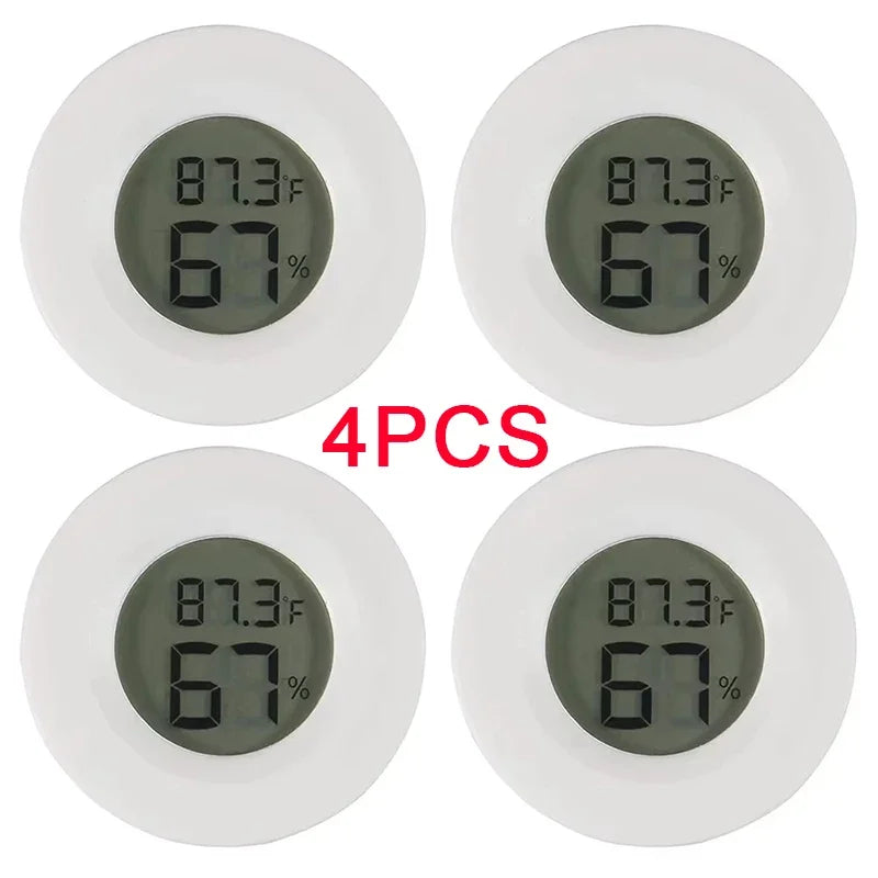 2/4PCS LCD Digital Thermometer Hygrometer Indoor Room Electronic Temperature Humidity Meter Sensor Gauge Weather Station Home ﻿