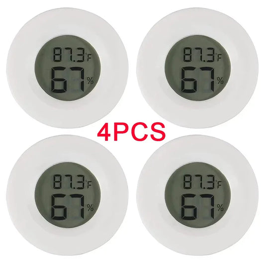 2/4PCS LCD Digital Thermometer Hygrometer Indoor Room Electronic Temperature Humidity Meter Sensor Gauge Weather Station Home ﻿