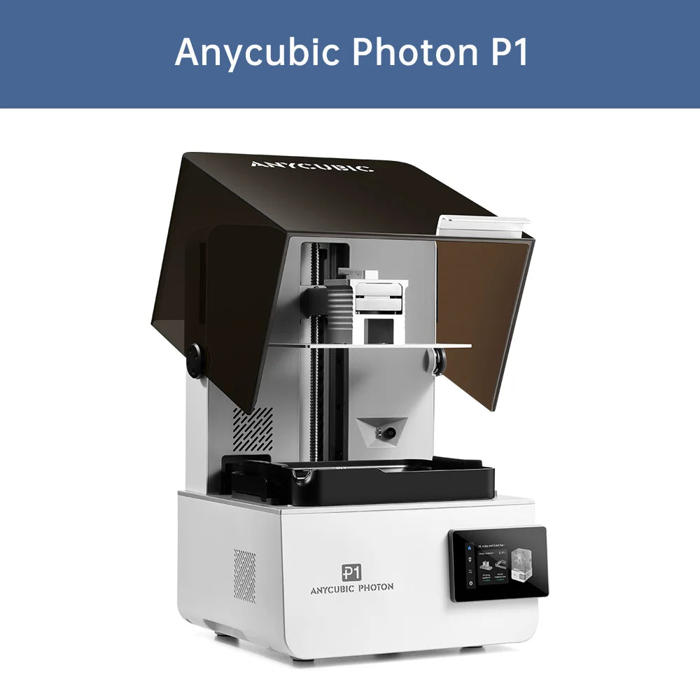 ANYCUBIC Photon P1 Resin 3D Printer Support Dual-Color&Material Printing , Precision-Ground Steel Build Plate For Hobbyists