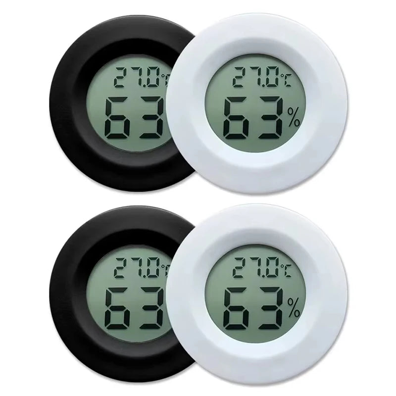 2/4PCS LCD Digital Thermometer Hygrometer Indoor Room Electronic Temperature Humidity Meter Sensor Gauge Weather Station Home ﻿