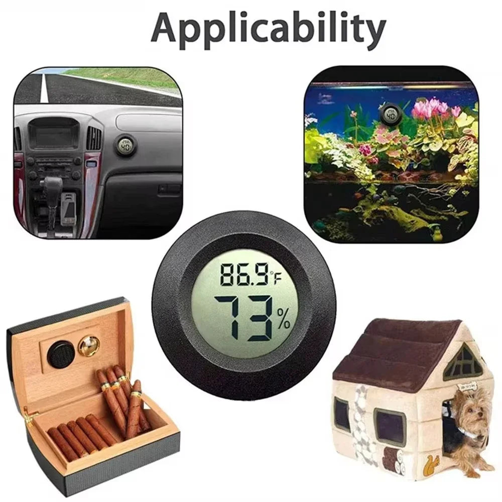 2/4PCS LCD Digital Thermometer Hygrometer Indoor Room Electronic Temperature Humidity Meter Sensor Gauge Weather Station Home ﻿