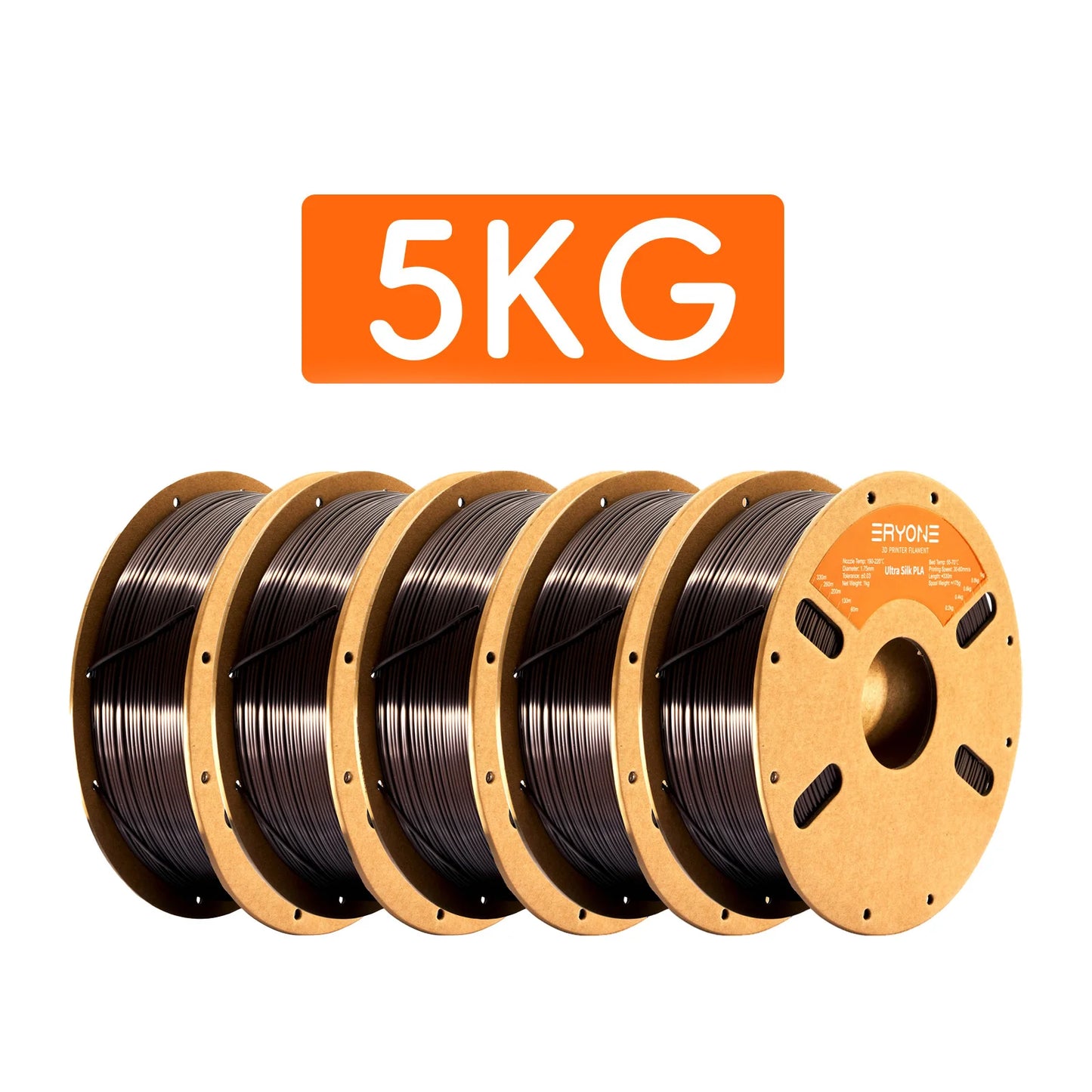 Eryone 1/5KG Ultra Silk PLA Premium Filament 3D Print,1.75mm Multicolor Available 1kg ultra silk pla,1KG/Spool